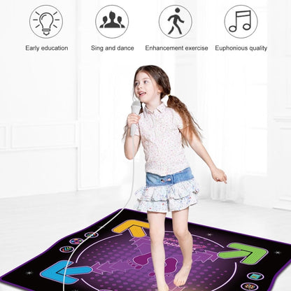 Bluetooth Electronic Dance Mat Children Music Dance Pad, Spec: Lighting Type With Microphone - Others by PMC Jewellery | Online Shopping South Africa | PMC Jewellery | Buy Now Pay Later Mobicred