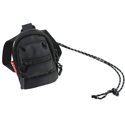 Mini Neck Coin Small Backpack Mens And Ladies Shoulder Crossbody Coin Hanging Bag(Black) - Wallets by PMC Jewellery | Online Shopping South Africa | PMC Jewellery