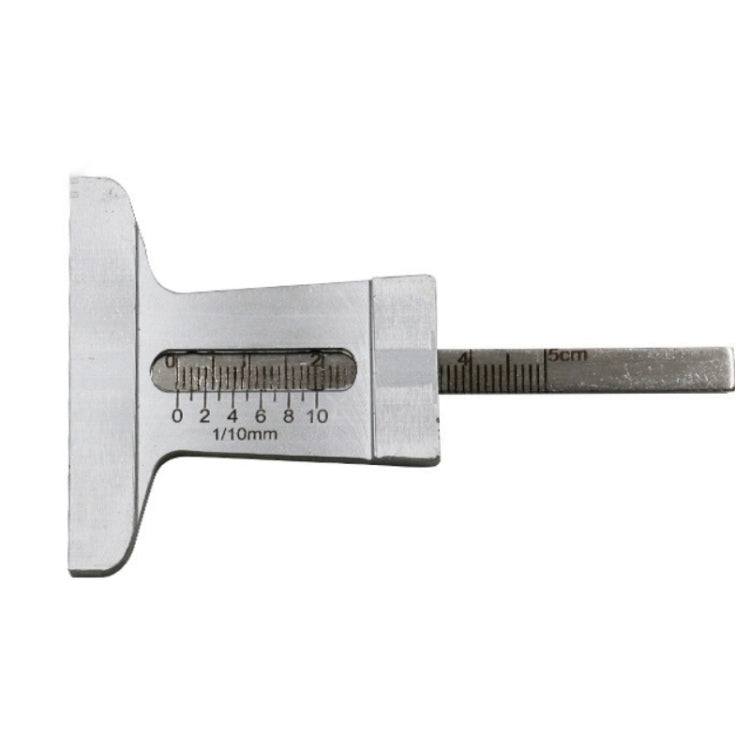 0-50mm Stainless Steel Tire Tread Vernier Depth Gauge - Electronic Test by PMC TechLife | Online Shopping South Africa | PMC TechLife | Buy Now Pay Later Mobicred