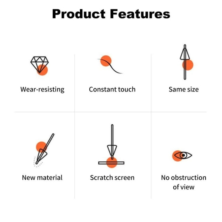 For Xiaomi Pad 6 / 6 Pro Tablet Stylus Replacement Tip Nib, Spec: Original Transparent - Pencil Accessories by PMC TechLife | Online Shopping South Africa | PMC TechLife | Buy Now Pay Later Mobicred