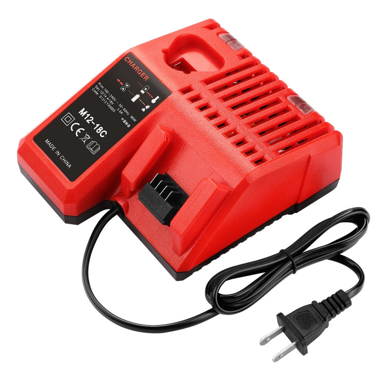 M12-18C For Milwaukee 18V Power Tools Battery Charger, Plug: EU - Electric Saws & Accessories by PMC Jewellery | Online Shopping South Africa | PMC Jewellery