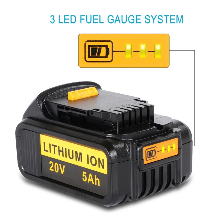 3000mAh For Dewalt DCB180 / DCB181 / DCB200 20V Electrical Tools Spare Battery - Electric Saws & Accessories by PMc TechLife | Online Shopping South Africa | PMc TechLife | Buy Now Pay Later Mobicred