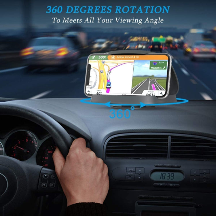 360 Degree Rotating Suction Cup Car Dashboard Mobile Phone Holder(Black) - Car Holders by PMC Jewellery | Online Shopping South Africa | PMC Jewellery | Buy Now Pay Later Mobicred