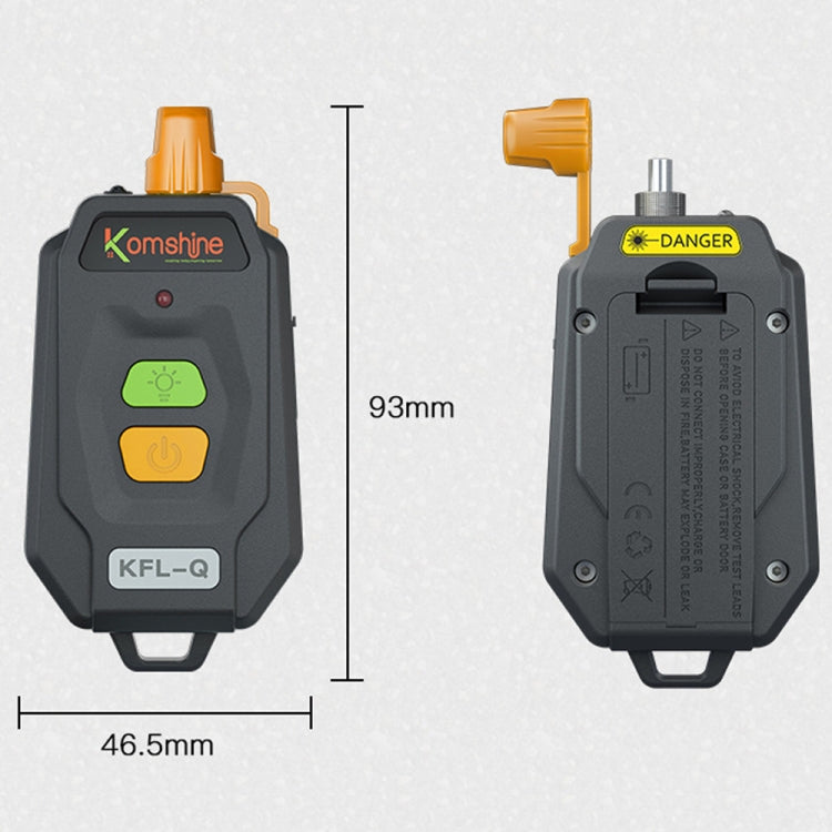 Komshine 15km Mini Optical Fiber Breakpoint Positioning Test Red Light Pen, Specification: KFL-Q-20MW - Fiber Optic Test Pen by Komshine | Online Shopping South Africa | PMC Jewellery | Buy Now Pay Later Mobicred