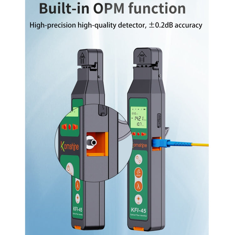 Komshine Optical Fiber Signal Direction Identification Instrument, Model: KFI-45-L - free shipping - PMC TechLife - Order now!