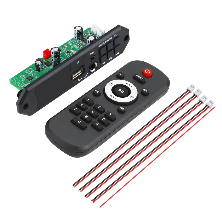 80W 12V Bluetooth MP3 Decoder Board With Power Amplifier Color Screen Call Recording, Model: Big Remote Control - Car MP3 & MP4 & MP5 by PMC TechLife | Online Shopping South Africa | PMC TechLife