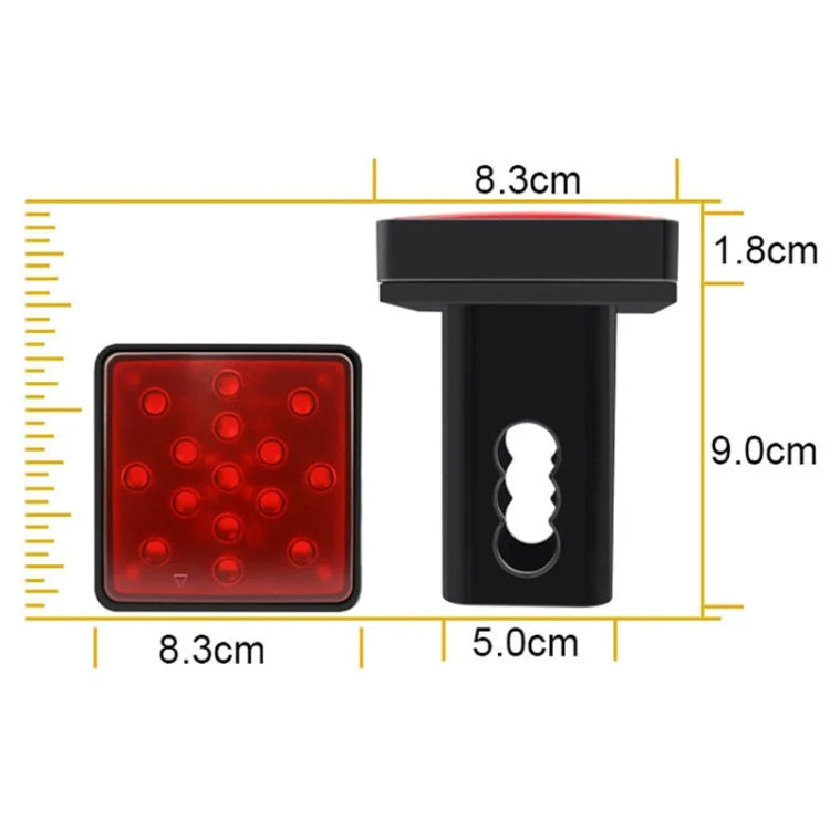 Automotive LED Trailer Lights Universal Rear Brake Lights, Color: Black Shell 15 Light - Warning Lights by PMC Jewellery | Online Shopping South Africa | PMC Jewellery | Buy Now Pay Later Mobicred