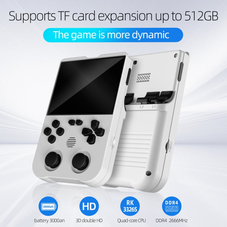 AMPOWN XU10 Handheld Game Console 3.5-Inch IPS Screen Linux System Portable Video Arcade 64G(White) - free shipping - PMC Jewellery - Order now!