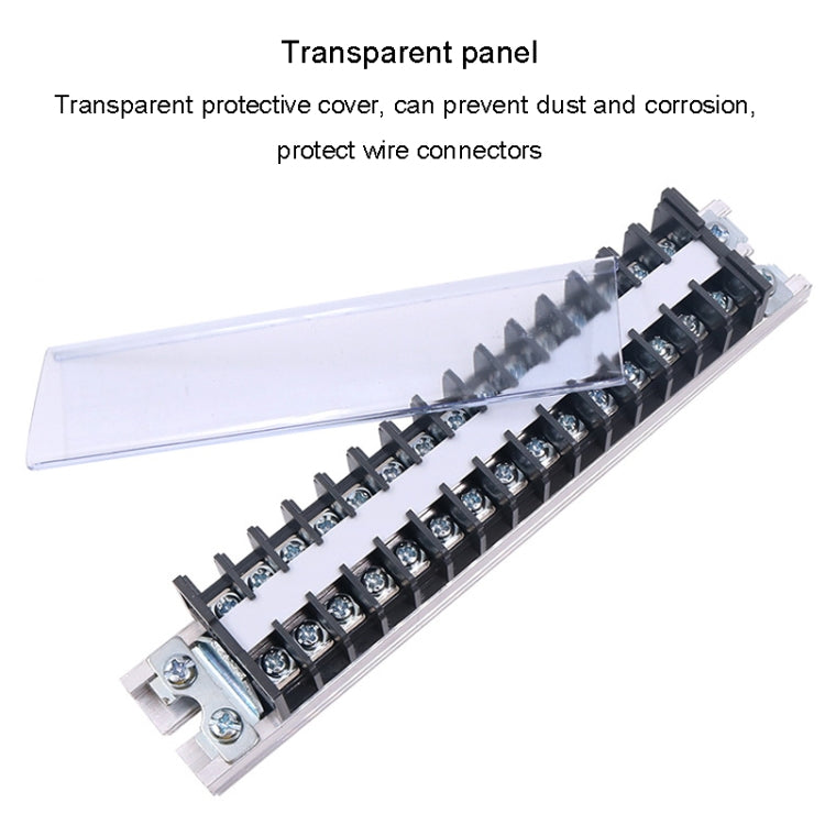 CHINT TD-1530 Terminal Block Rail Type Wiring Block Paralleling Wires Wire Connector - Booster Cable & Clip by CHNT | Online Shopping South Africa | PMC Jewellery | Buy Now Pay Later Mobicred