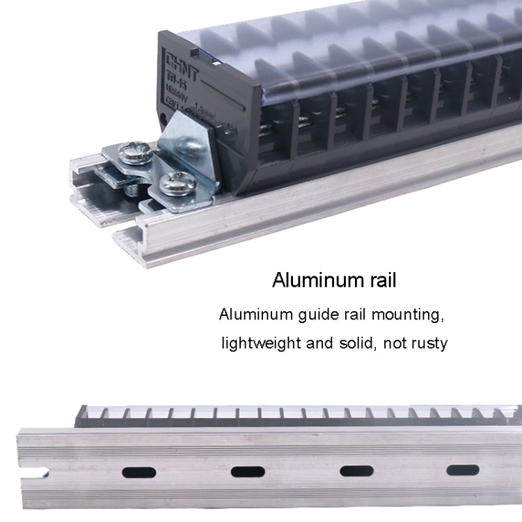 CHINT TD-3030 Terminal Block Rail Type Wiring Block Paralleling Wires Wire Connector - Booster Cable & Clip by CHNT | Online Shopping South Africa | PMC TechLife | Buy Now Pay Later Mobicred