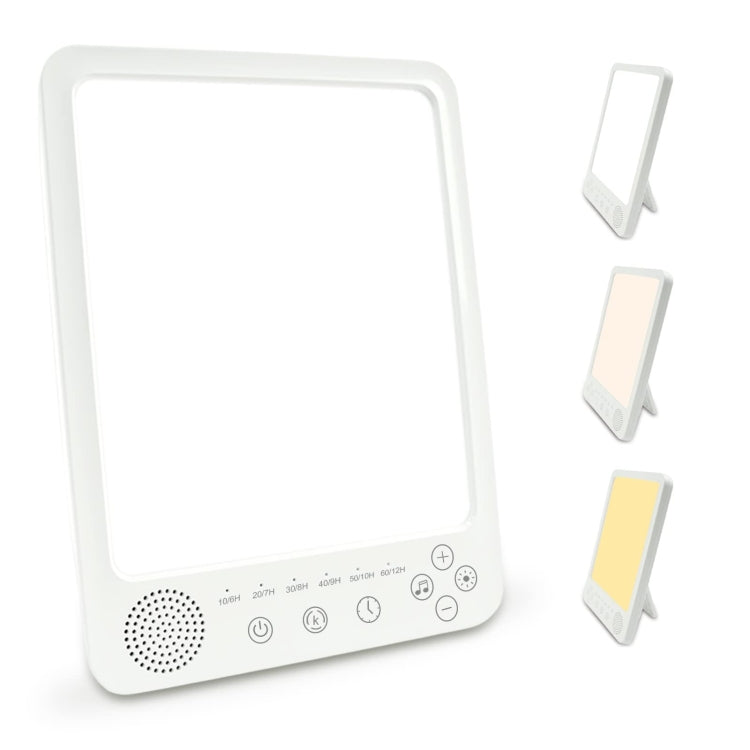 Simulated Sunlight Lamp White Noises Machine SAD Therapy Light With Timer(3 Color Temperature) - free shipping - PMC TechLife - Order now!