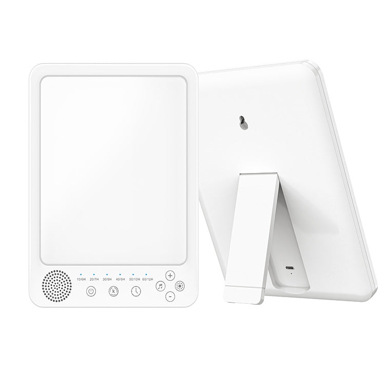 Simulated Sunlight Lamp White Noises Machine SAD Therapy Light With Timer(3 Color Temperature) - free shipping - PMC TechLife - Order now!