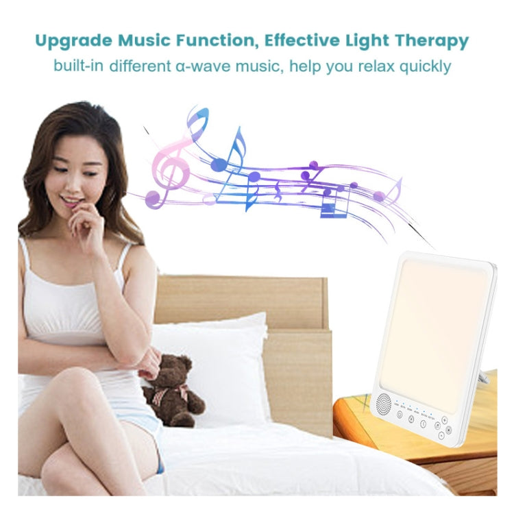Simulated Sunlight Lamp White Noises Machine SAD Therapy Light With Timer(3 Color Temperature) - free shipping - PMC TechLife - Order now!