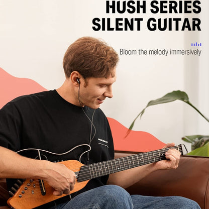 DONNER Smart Headless Silent Guitar Travel Portable Detachable Acoustic Guitar, Style: Mahogany Sunrise Color - Stringed Instruments by DONNER | Online Shopping South Africa | PMC Jewellery