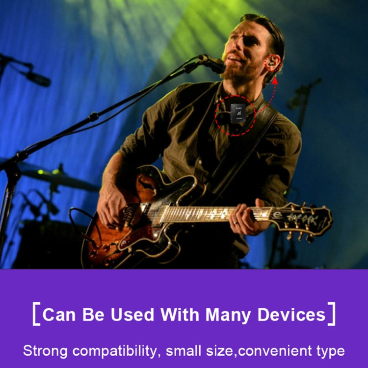 M-VAVE WP-10 2 In 1 Wireless Monitor Ear Return Transmitter Receiver One In One - Microphone by M-VAVE | Online Shopping South Africa | PMC TechLife