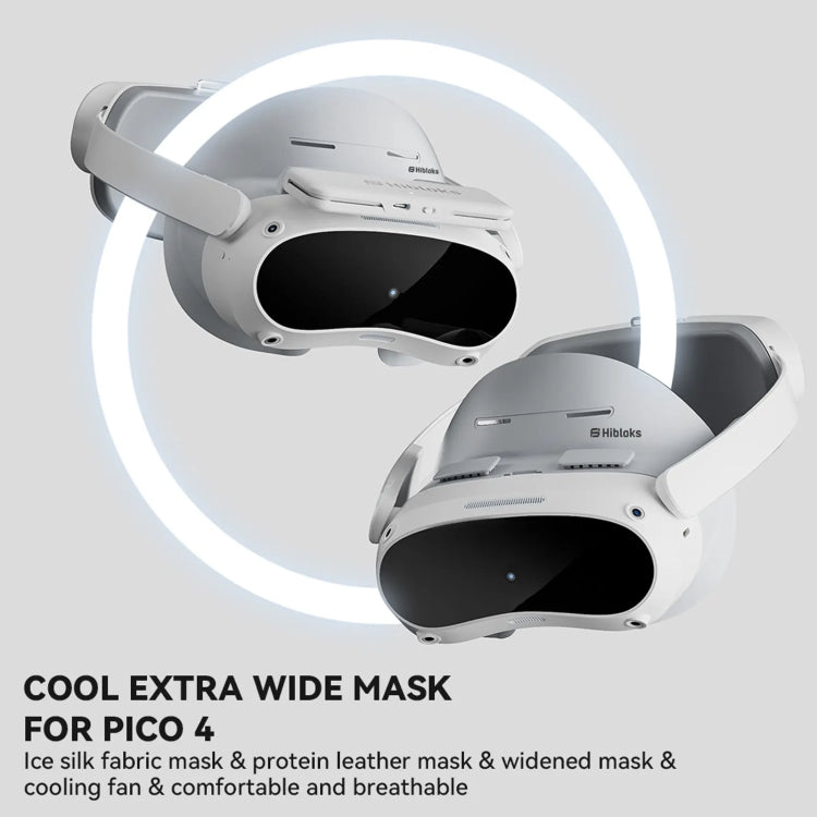 For PICO 4 Hibloks VR Glasses Face Cushion Widened Breathable Protector Pad, Spec: 1pc Ice Silk - VR Accessories by Hibloks | Online Shopping South Africa | PMC Jewellery | Buy Now Pay Later Mobicred