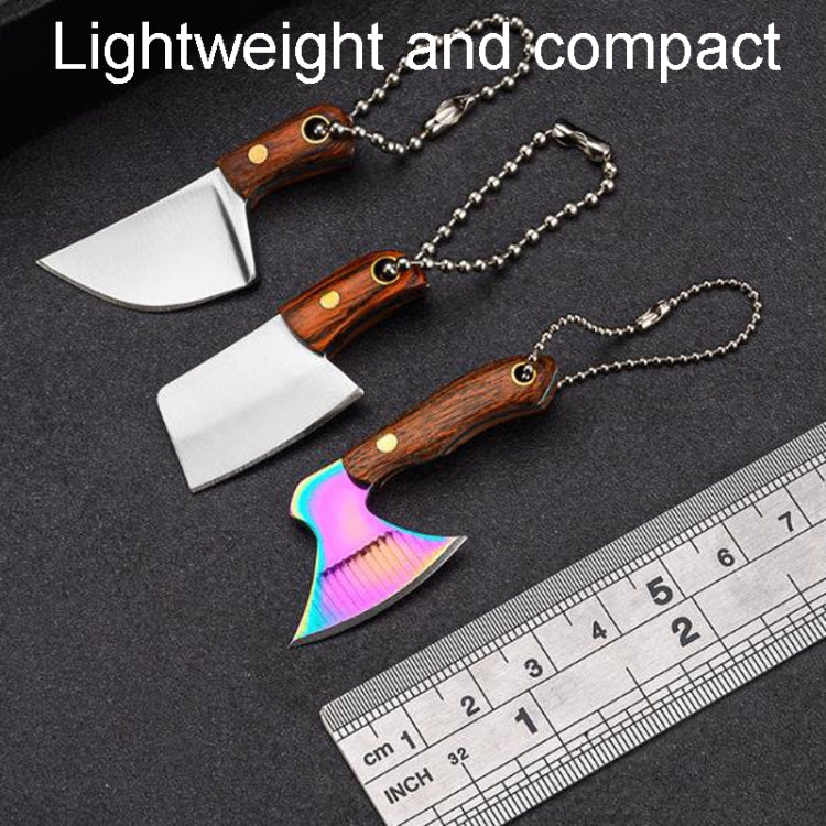 Mini Knife Keychain Portable Removal Express Pendant Accessory With Holster, Model: Kitchen Knife Sanding - Burin &Cutting Knife by PMC Jewellery | Online Shopping South Africa | PMC Jewellery