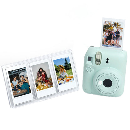 For Polaroid Mini Vertical Three-square PC Transparent Photo Frame(3 inch) - Photo Albums & Photo Frames by PMC Jewellery | Online Shopping South Africa | PMC Jewellery