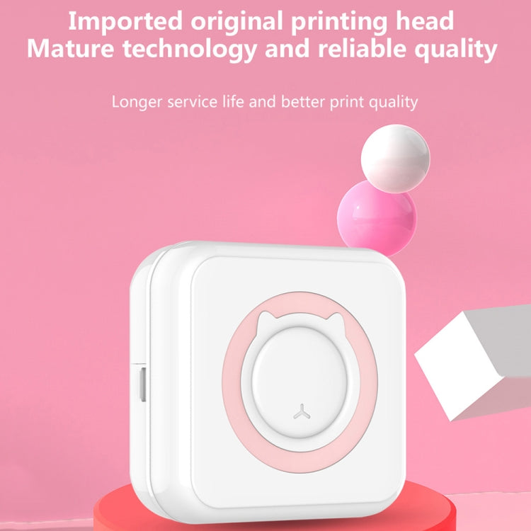 C15 Mini Student Bluetooth Inkless Photo Label Thermal Printer, Spec: Pink+10 Paper - Printer by PMC Jewellery | Online Shopping South Africa | PMC Jewellery | Buy Now Pay Later Mobicred