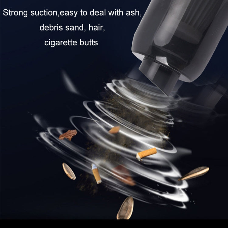 Car Household Mini Wireless USB Charging Fully Automatic Vacuum Cleaner(Black) - Vacuum Cleaner by PMC TechLife | Online Shopping South Africa | PMC TechLife | Buy Now Pay Later Mobicred