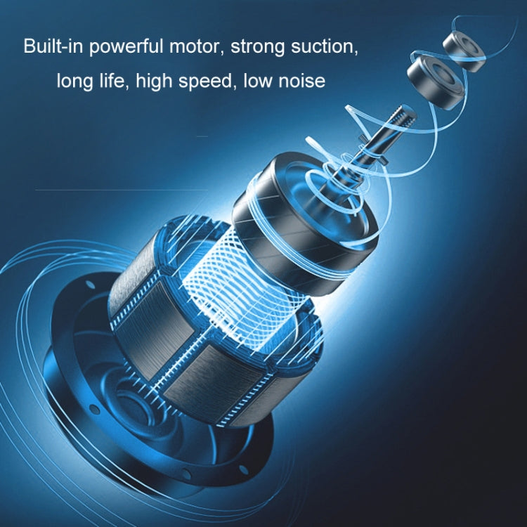 Car Household Mini Wireless USB Charging Fully Automatic Vacuum Cleaner(Black) - Vacuum Cleaner by PMC TechLife | Online Shopping South Africa | PMC TechLife | Buy Now Pay Later Mobicred