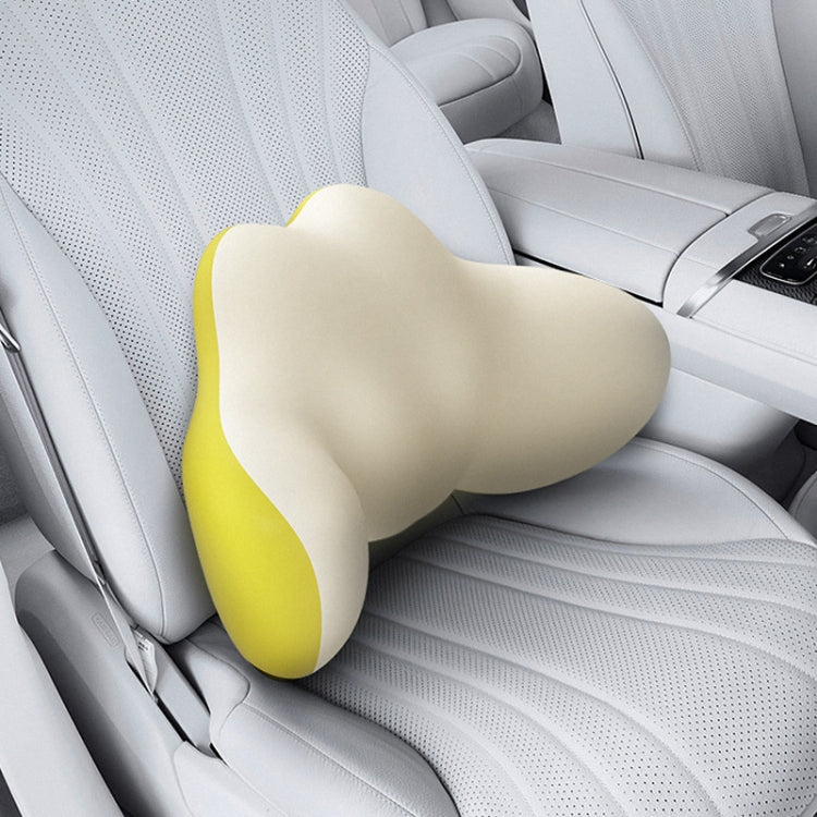 Multi-Function Lumbar Massager Car Cervical Hot Waist Massage Pillow, Specification: Plug-in Model Yellow - free shipping - PMC TechLife - Order now!