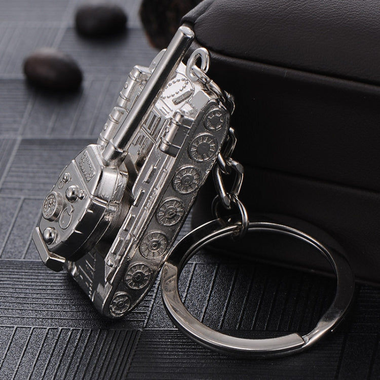 Men Car Pendant Personalized Tank World Model Keychain(Tank Silver) - Key Rings by PMC Jewellery | Online Shopping South Africa | PMC Jewellery | Buy Now Pay Later Mobicred