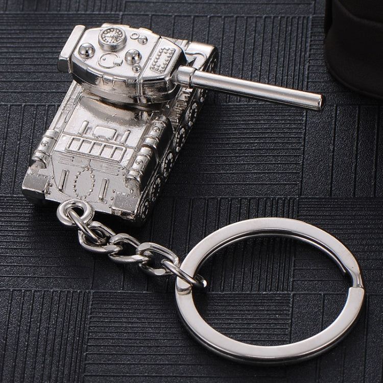 Men Car Pendant Personalized Tank World Model Keychain(Tank Silver) - Key Rings by PMC Jewellery | Online Shopping South Africa | PMC Jewellery | Buy Now Pay Later Mobicred