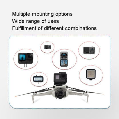 For DJI Mini 4 PRO / Mini 3 PRO / Mini 3 Upper Expansion Bracket 1/4 Screws for Tripod Accessories - Holder Series by PMC Jewellery | Online Shopping South Africa | PMC Jewellery