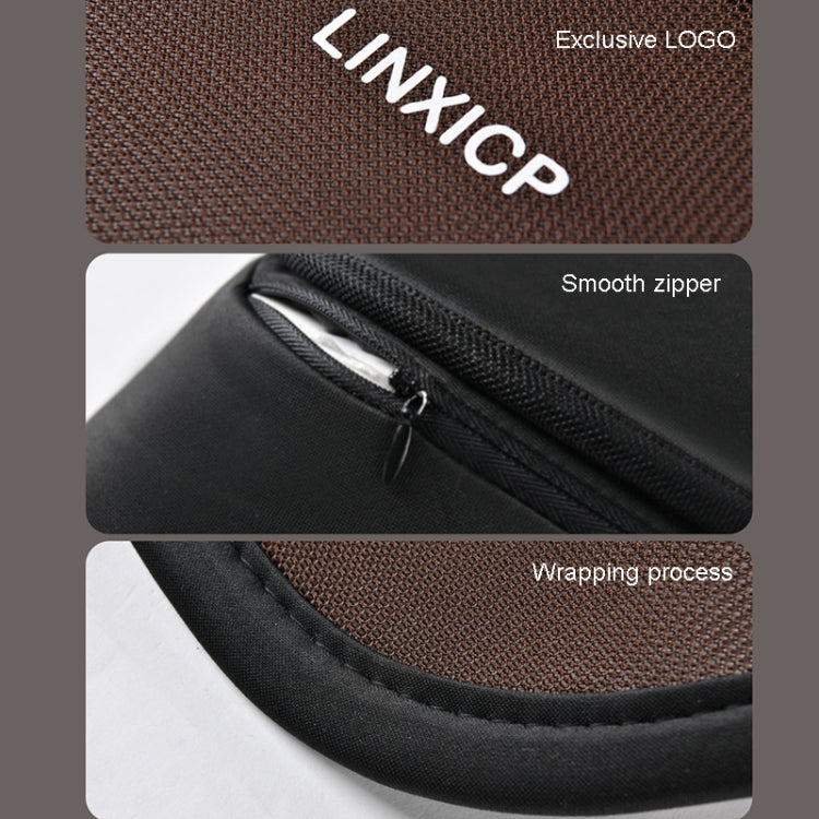 LINXICP 3 In 1 Car Seat Lumbar Cushion Summer Special Memory Foam Breathable Car Back Pad(Gray) - Seat Accessories by LINXICP | Online Shopping South Africa | PMC Jewellery | Buy Now Pay Later Mobicred