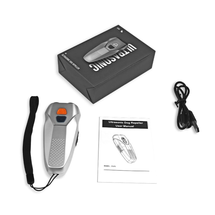 Ultrasonic Dog Repeller Stop Barker Dual Probe High Power Repeller Handheld Dog Trainer(Black) - Training Aids by PMC Jewellery | Online Shopping South Africa | PMC Jewellery | Buy Now Pay Later Mobicred