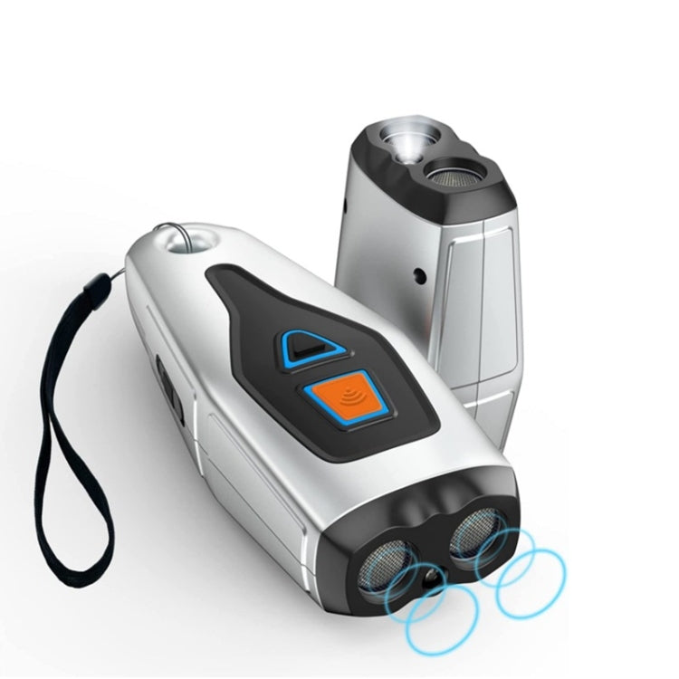 Dual Probe Dual Drive Ultrasonic Stop Barker Pet Trainer(Silver Gray) - Training Aids by PMC TechLife | Online Shopping South Africa | PMC TechLife | Buy Now Pay Later Mobicred