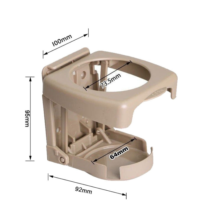 Car Air Vent Multifunctional Drink Holder Car Mug Stand Ashtray Rack(Beige) - Car Drink Holders by PMC TechLife | Online Shopping South Africa | PMC TechLife