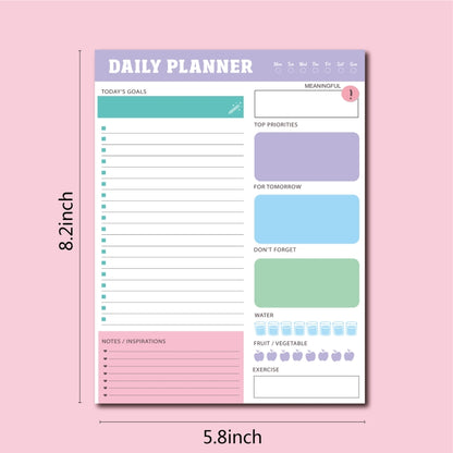 60pages /Book Weekly Planning Note Pad Schedule Time Management Planning Notebook(Jh002) - Notebooks by PMC Jewellery | Online Shopping South Africa | PMC Jewellery