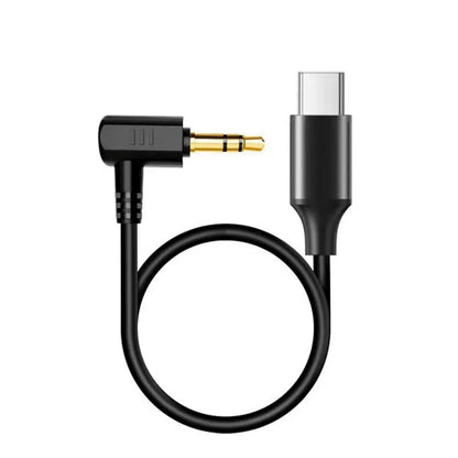 USB-C / Type-C To 3.5mm Male TRS Audio Adapter Cable For DJI Osmo Action 4 / 3 / 2 / Pocket 3(Black) -  by PMC Jewellery | Online Shopping South Africa | PMC Jewellery | Buy Now Pay Later Mobicred