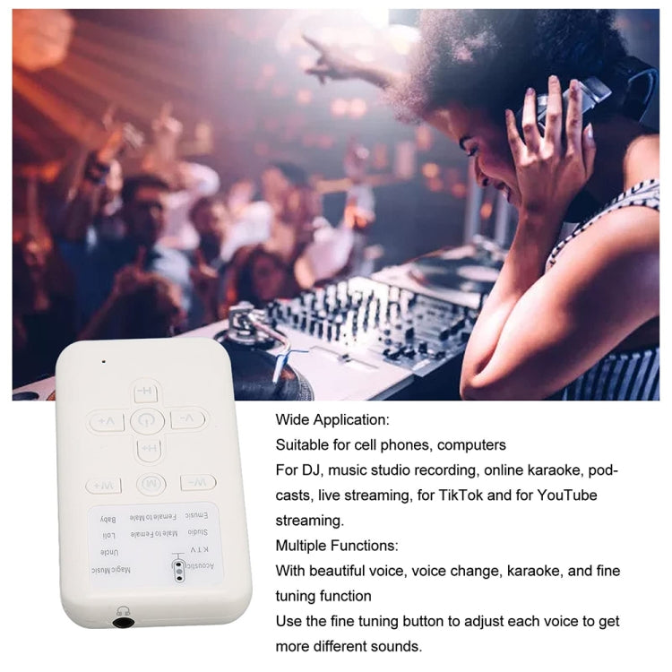 M11 Mini Phone Computer Sound Card Voice Changer Live Karaoke Recording Voice Transformer(English) - Live Sound Effects Processors by PMC Jewellery | Online Shopping South Africa | PMC Jewellery | Buy Now Pay Later Mobicred