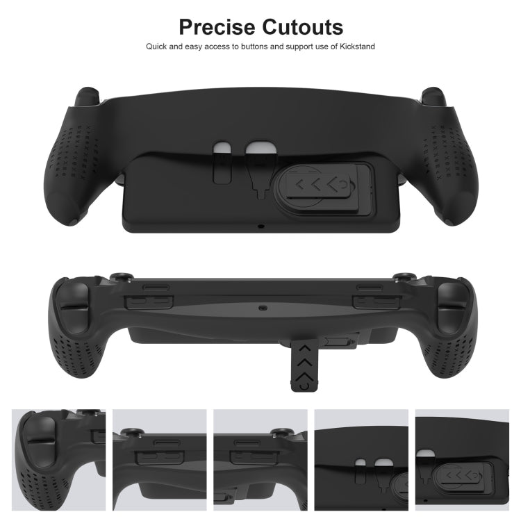 For PlayStation Portal Handle JYS TPU Protective Case With Stand(Black) - Cases by JYS | Online Shopping South Africa | PMC Jewellery | Buy Now Pay Later Mobicred