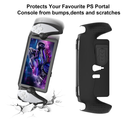 For PlayStation Portal Handle JYS TPU Protective Case With Stand(White) - Cases by JYS | Online Shopping South Africa | PMC Jewellery | Buy Now Pay Later Mobicred