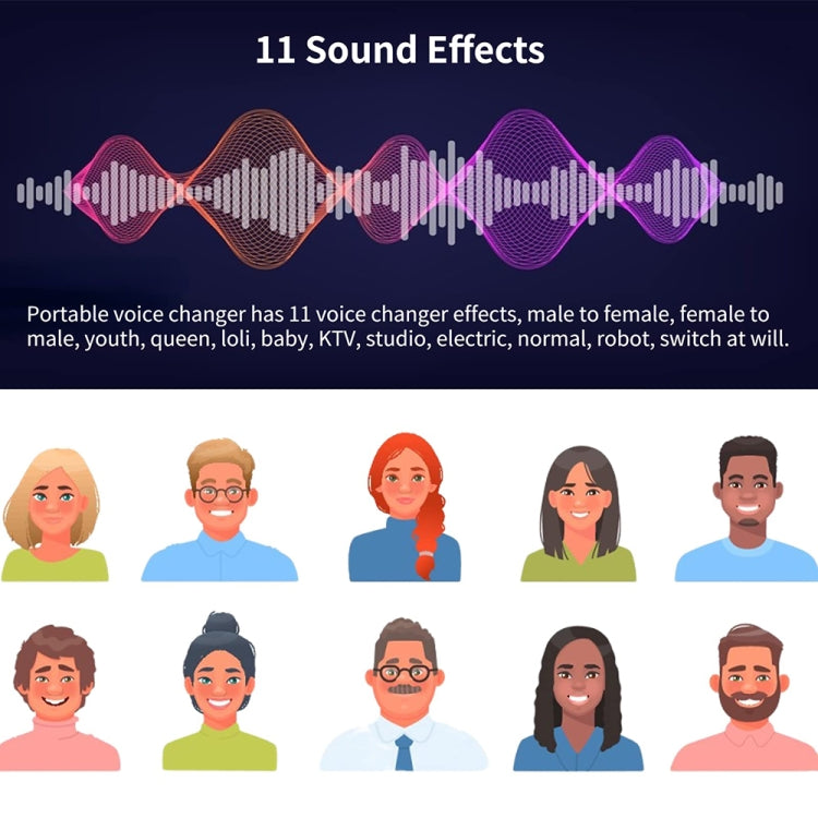 A9 Mobile Phone Computer Live Recording Mini Color Screen Display Sound Card Voice Changer, Spec: English Set - Live Sound Effects Processors by PMC Jewellery | Online Shopping South Africa | PMC Jewellery | Buy Now Pay Later Mobicred