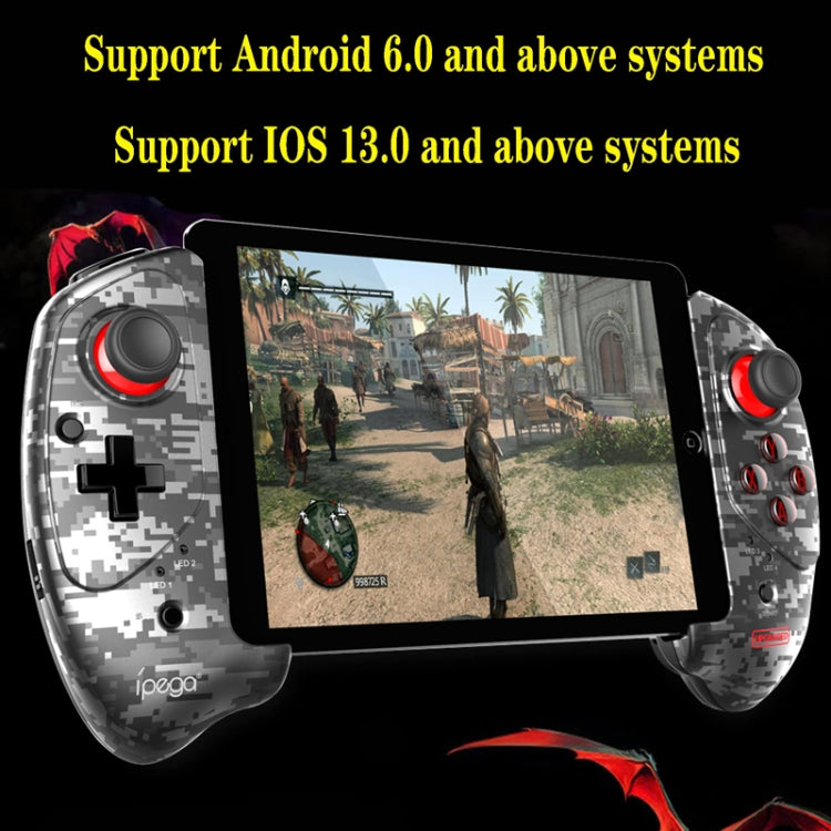 IPEGA PG-9083 Phone Tablet Bluetooth Wireless Stretch Gamepad For Android / IOS / PS3 / Switch(A Camouflage) - Gamepads by IPEGA | Online Shopping South Africa | PMC Jewellery | Buy Now Pay Later Mobicred