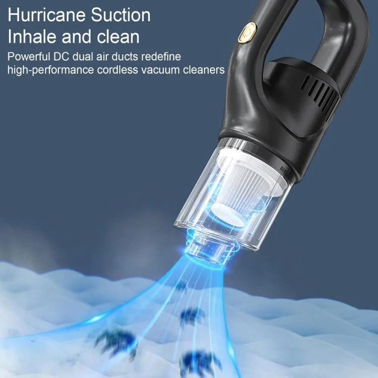 Powerful Portable Wireless Charging Car Vacuum Cleaner, Color: Black - Vacuum Cleaner by PMC TechLife | Online Shopping South Africa | PMC TechLife | Buy Now Pay Later Mobicred