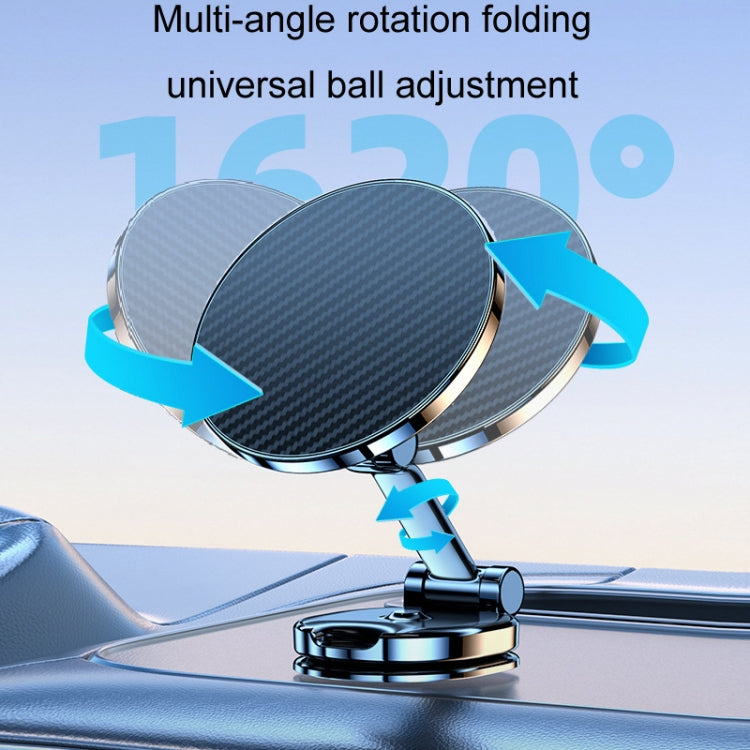 Magnetic Car Mobile Phone Adhesive Folding Navigation Holder(Silver) - Car Holders by PMC TechLife | Online Shopping South Africa | PMC TechLife | Buy Now Pay Later Mobicred