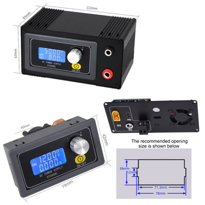50V 8A DC Numerical Control Lithium Battery Step-Down Power Supply, Model: XY5008L With Case - Power Module by PMC Jewellery | Online Shopping South Africa | PMC Jewellery