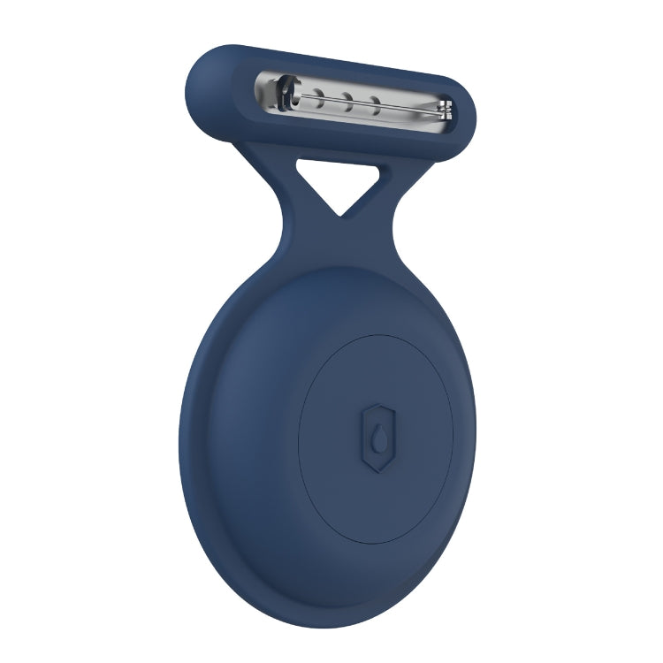 For AirTag Pin All Inclusive Life Waterproof Silicone Protective Case(Deep Blue) - Other by PMC TechLife | Online Shopping South Africa | PMC TechLife