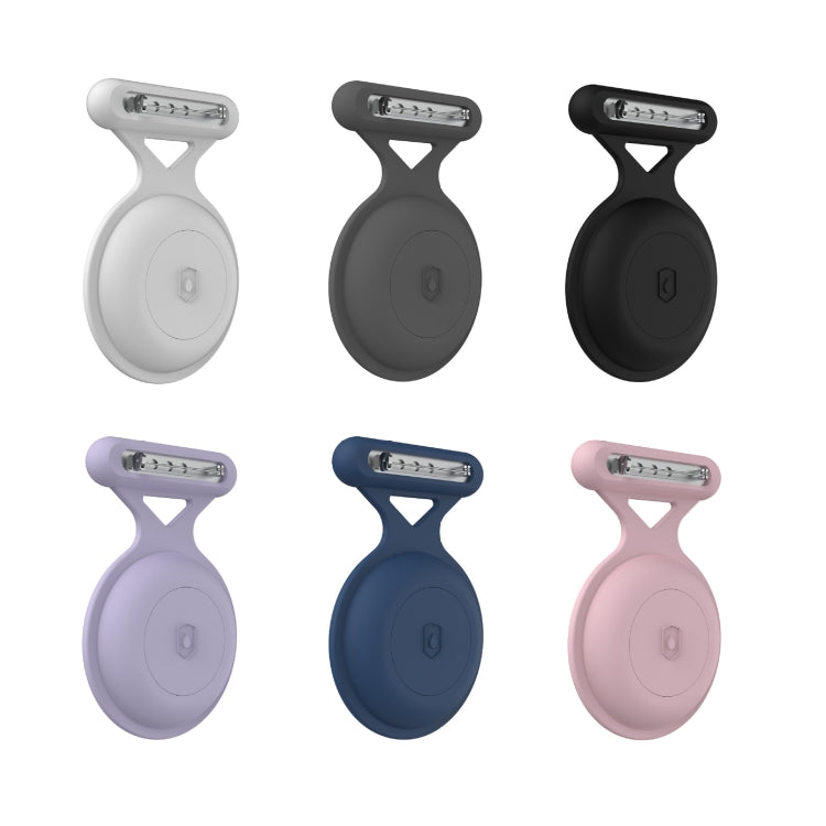 For AirTag Pin All Inclusive Life Waterproof Silicone Protective Case(Deep Blue) - Other by PMC TechLife | Online Shopping South Africa | PMC TechLife