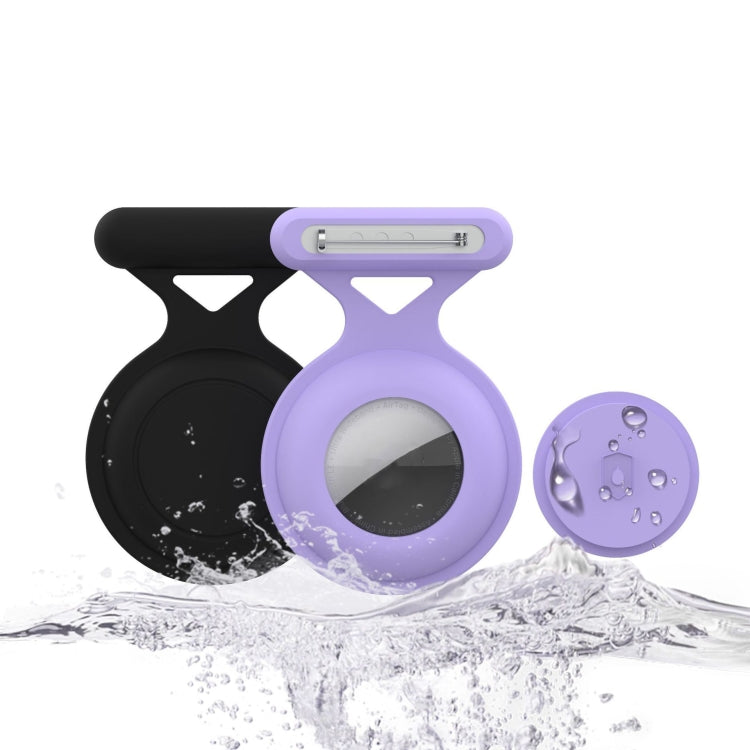 For AirTag Pin All Inclusive Life Waterproof Silicone Protective Case(Deep Blue) - Other by PMC TechLife | Online Shopping South Africa | PMC TechLife