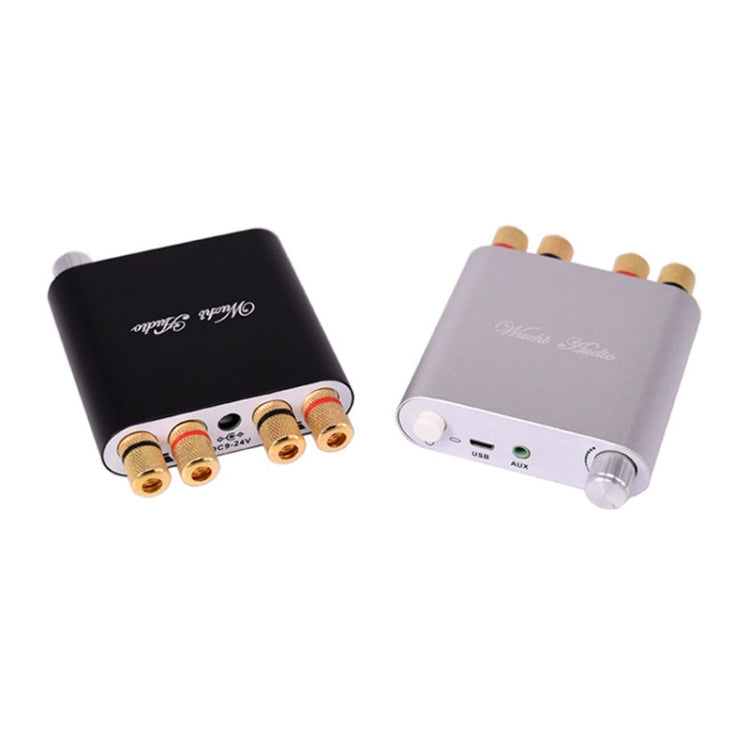 100W+100W Bluetooth Audio Digital Amplifier Board Module AUX USB External Sound Card(Black) - free shipping - PMC TechLife - Order now!