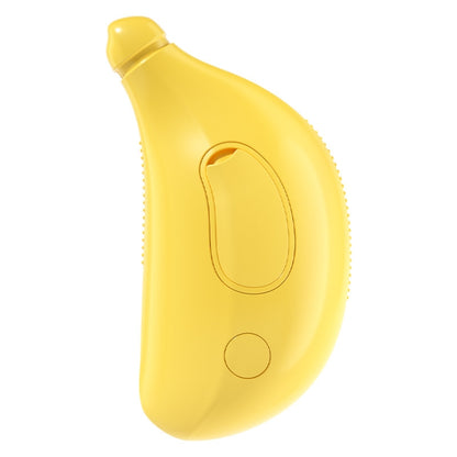 Banana Shape Pet Spray Massage Comb Electrical Cleaning Brush Hair Removal Comb For Dogs And Cats(Yellow) - Brushes & Combs by PMC Jewellery | Online Shopping South Africa | PMC Jewellery