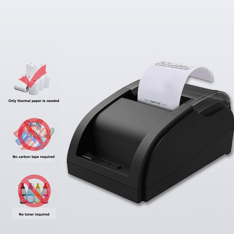 58mm USB Computer Version+Mobile Bluetooth Automatic Order Takeout Receipt Cashier Thermal Printer(US Plug) - Printer by PMC Jewellery | Online Shopping South Africa | PMC Jewellery | Buy Now Pay Later Mobicred