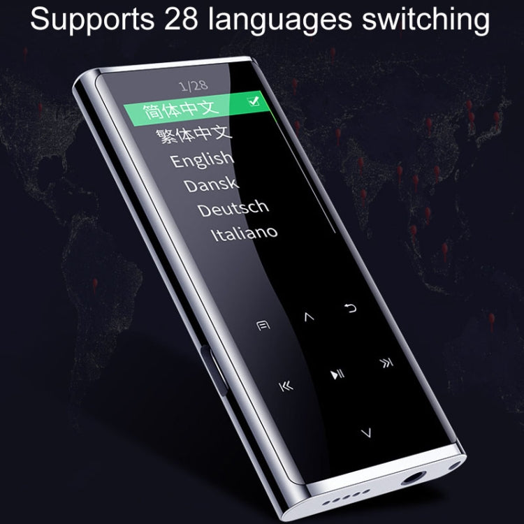 M27 1.8 Inch Bluetooth MP3/MP4 Music Player E-Book Recorder, Size: 32GB(Black) - MP3 Player by PMC TechLife | Online Shopping South Africa | PMC TechLife | Buy Now Pay Later Mobicred